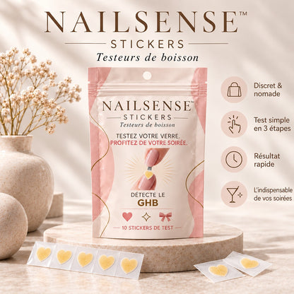 Stickers Détecteurs de GHB pour Boissons